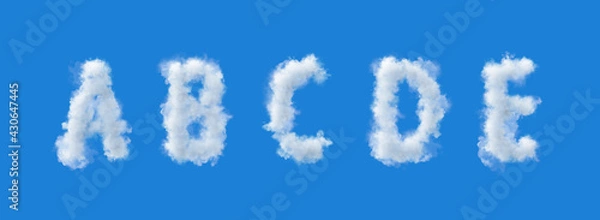 Obraz word made from clouds