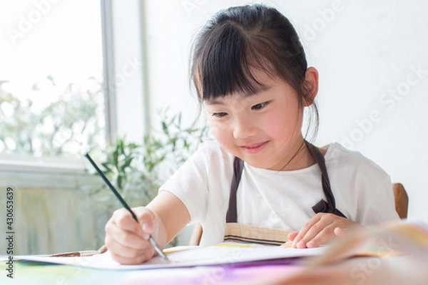 Obraz 絵を描く子ども