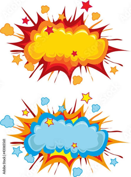 Fototapeta eksplozja