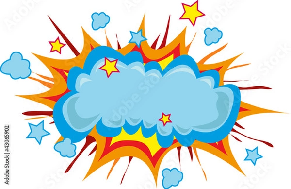 Fototapeta eksplozja