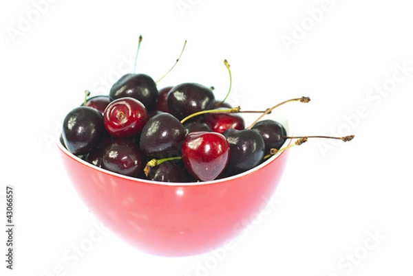 Fototapeta Red cherries.