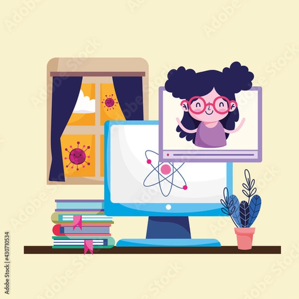 Obraz education online computer