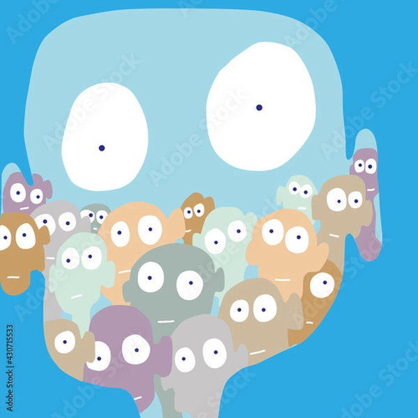 Obraz caras en mi cara