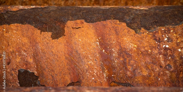 Obraz Rusty metal texture Suitable for use as a background.