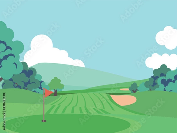 Obraz golfbackground2