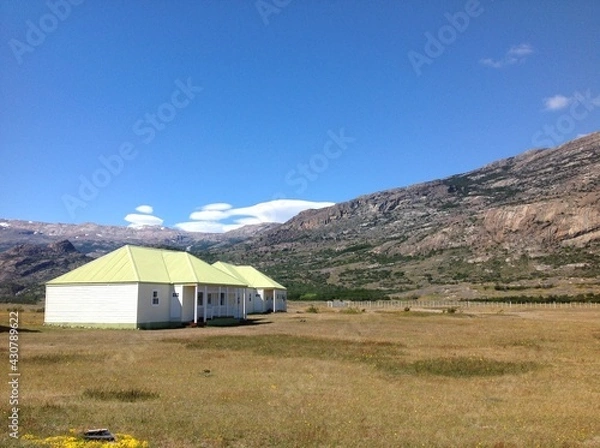 Fototapeta camping in the mountains