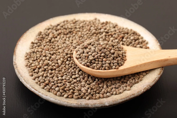 Fototapeta 黒　荏胡麻