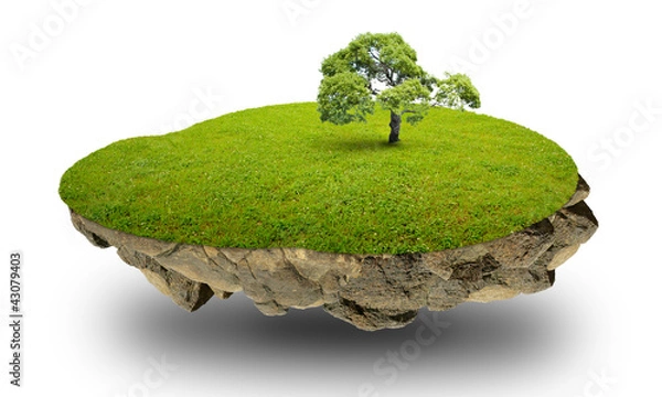 Fototapeta 浮遊する島