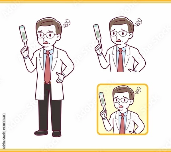 Fototapeta お医者さんのイラスト