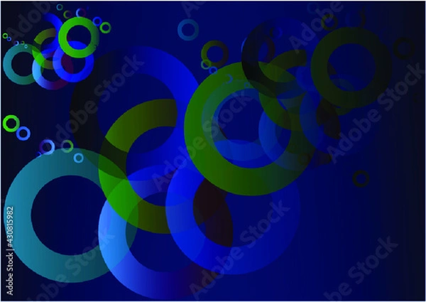 Obraz abstract background with circles