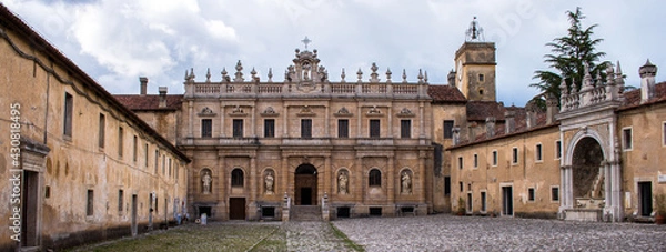 Obraz Facade of the external court in the Certosa di San Lorenzo