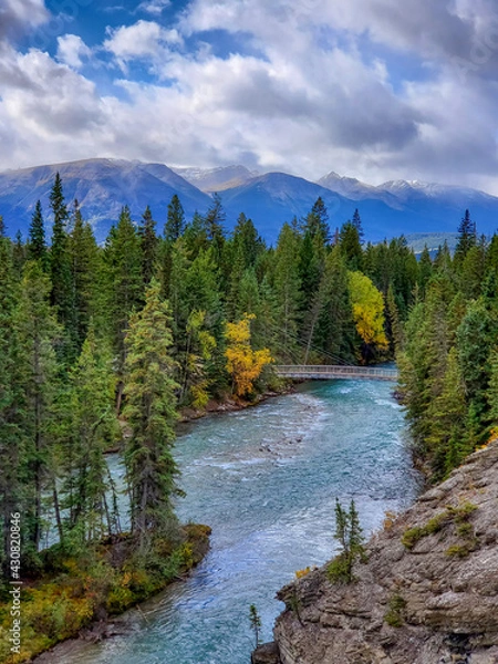 Obraz The river and the mountains