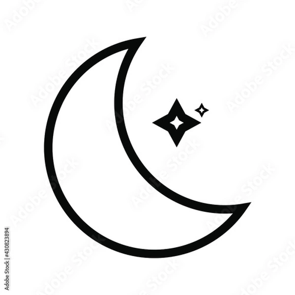 Obraz weather forecast icon. with a simple and editable design.