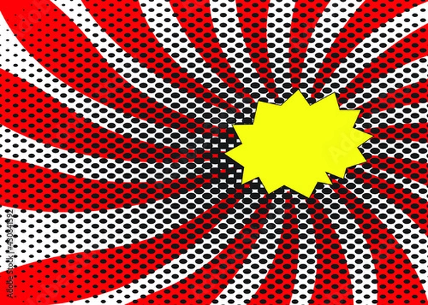 Obraz ABSTRACT  COMIC ZOOM BACKGROUND