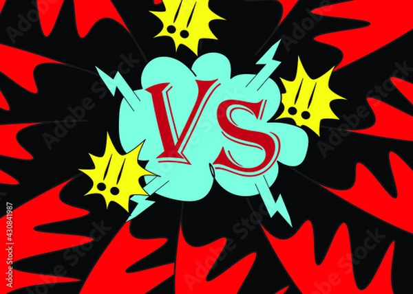 Obraz ABSTRACT COMIC ZOOM BACKGROUND