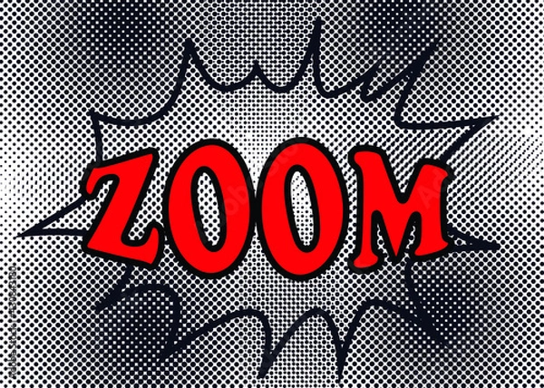 Obraz COMIC ZOOM BACKGROUND