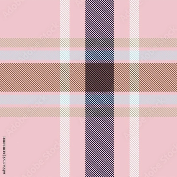 Fototapeta Colourful Plaid textured Seamless Pattern