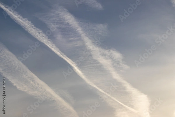 Obraz airplane in the clouds