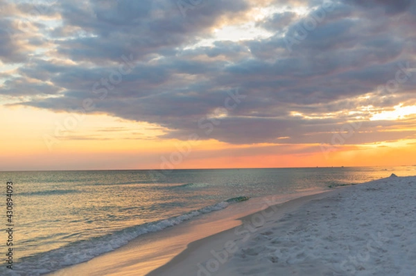Obraz sunset on the gulf coast beach 