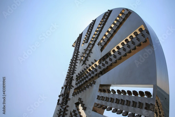 Fototapeta 海ほたるにあるシールドマシンのカッターフェイス（東京湾アクアライン）
