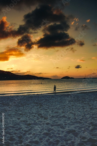 Obraz sunset on the island