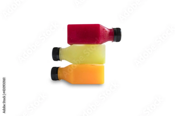 Obraz red and green liquid