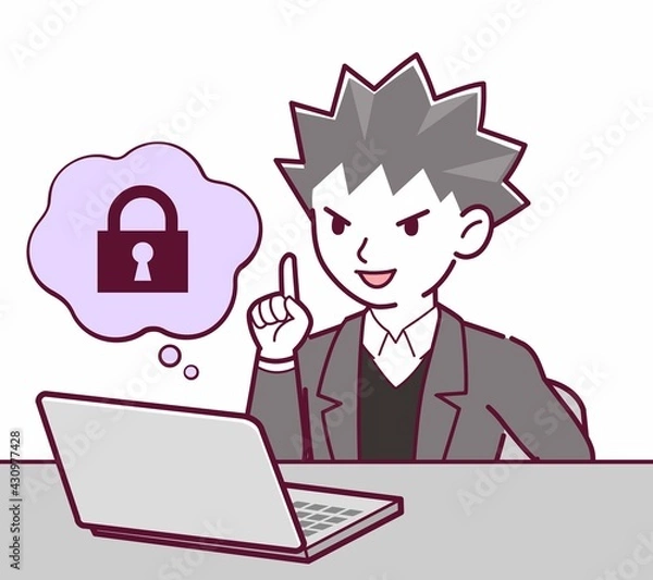 Fototapeta 悪い雰囲気の詐欺師