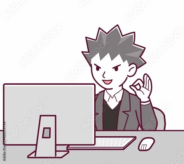 Fototapeta 悪い雰囲気の詐欺師