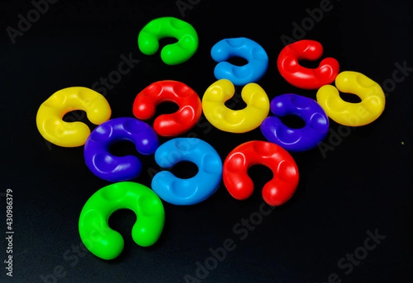Obraz colorful toys collection
