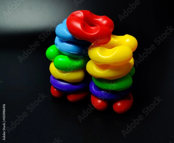 Obraz colorful toys collection