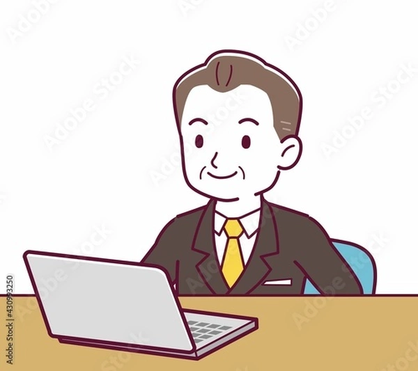 Fototapeta 立派な格好をした社長