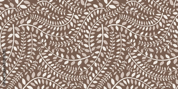 Fototapeta Stylish organic background. Seamless pattern.Vector. スタイリッシュ有機的パターン