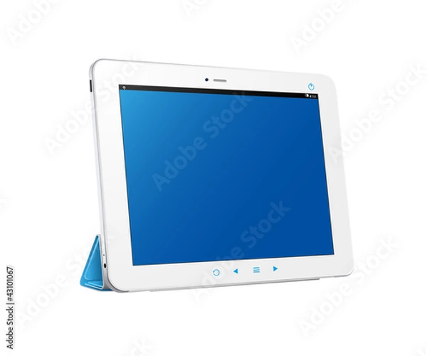 Fototapeta Digital tablet device in horizontal view