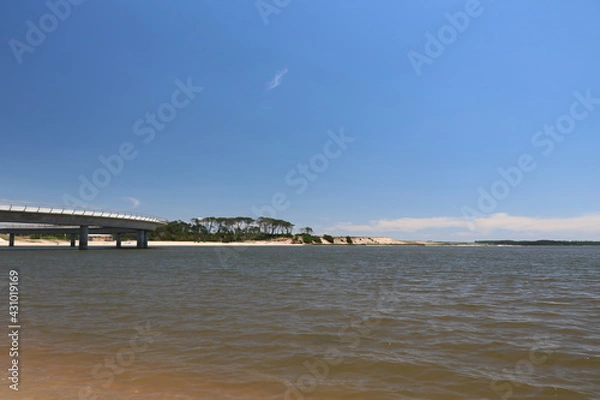 Obraz Partial view of the Garzon Lagoon