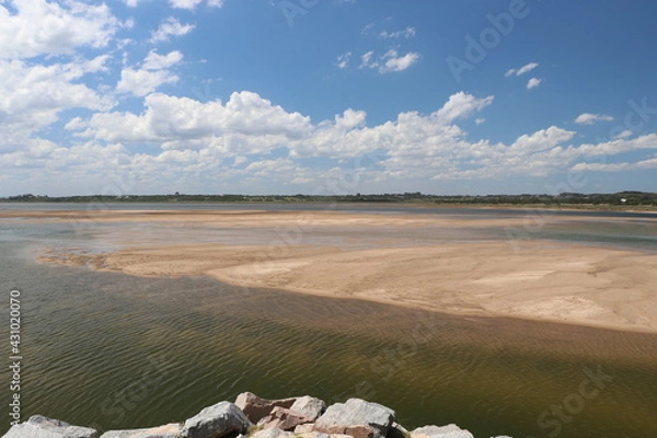Obraz the estuary environment connects the lagoon to the ocean