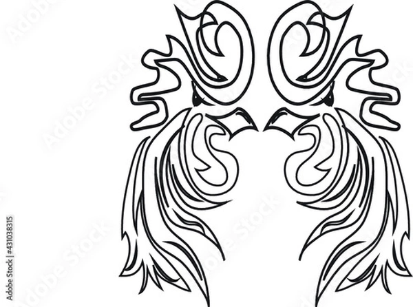 Obraz eagle COLORING PAGE