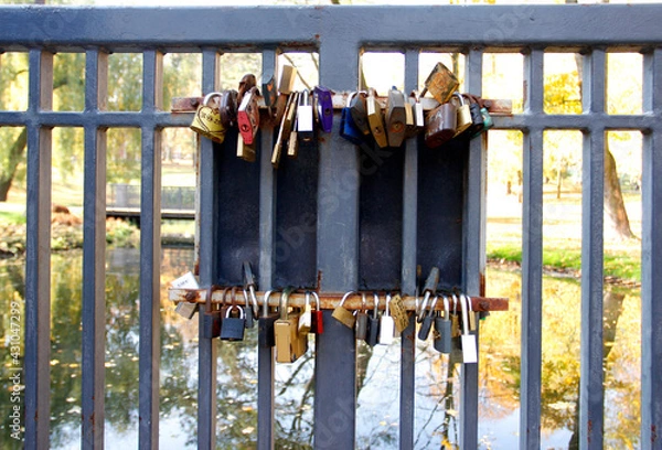 Obraz kłódka miłości