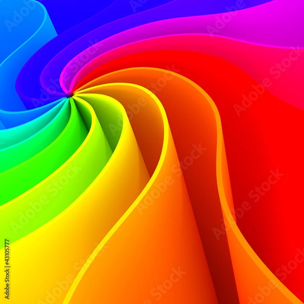 Fototapeta Colorful abstract lines for background