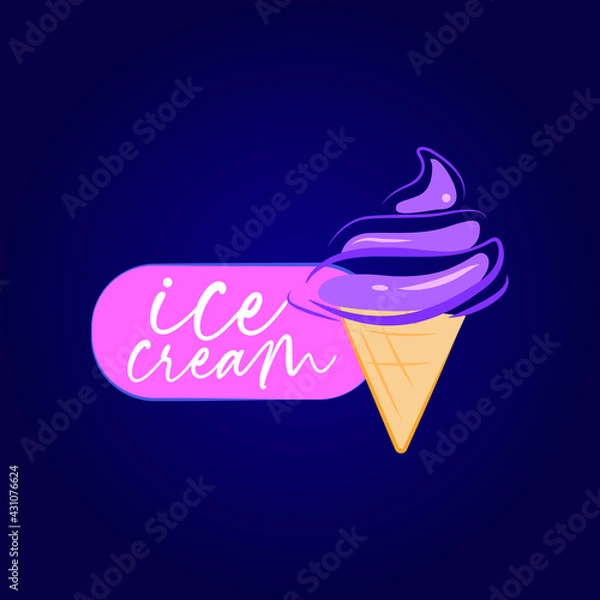 Obraz ice cream icon