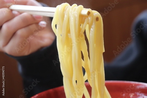 Fototapeta ラーメン　麺　ヌードル