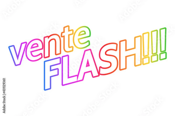 Obraz Soldes " vente FLASH !!! " Arc-en-ciel