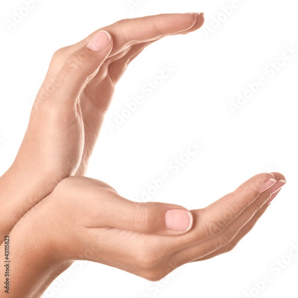 Obraz Two hands protecting