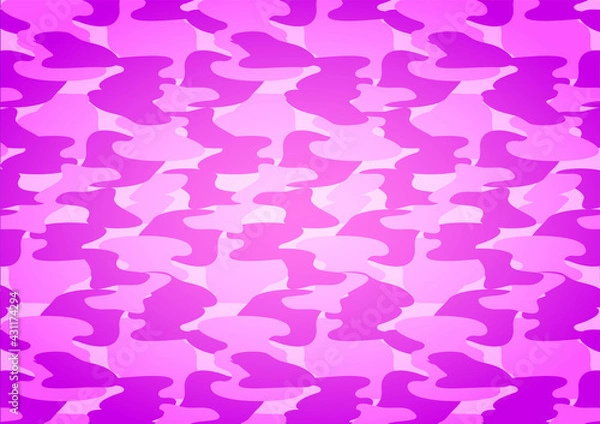 Fototapeta 背景　メタリック　迷彩　ピンク