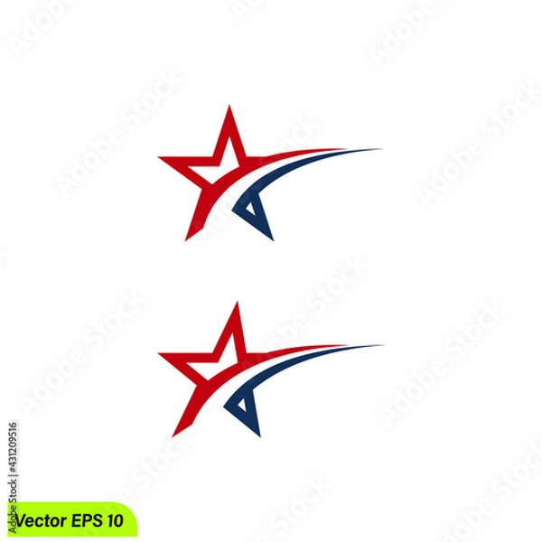 Obraz star logo template 