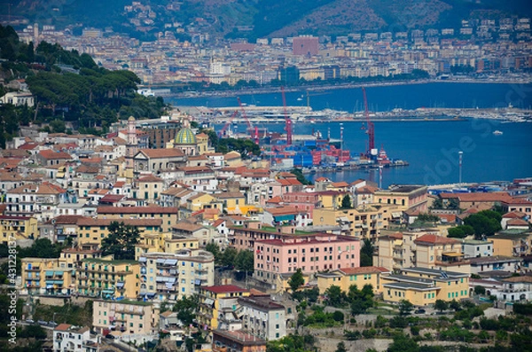 Obraz Vietri sul Mare aerial view