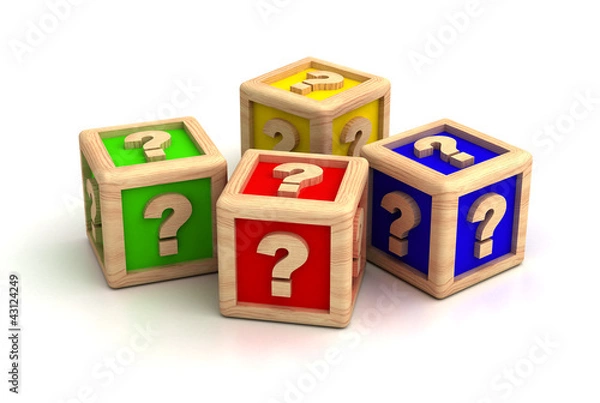 Fototapeta Question Marks