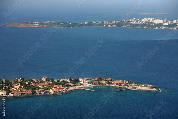 Fototapeta vue aérienne du port de dakar - PAD - sénégal