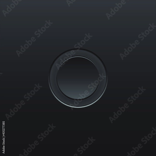 Fototapeta Fingerprint on Finger scan button Vector illustration