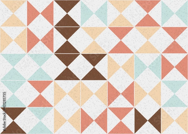 Fototapeta Abstract Geometric Pattern generative computational art illustration