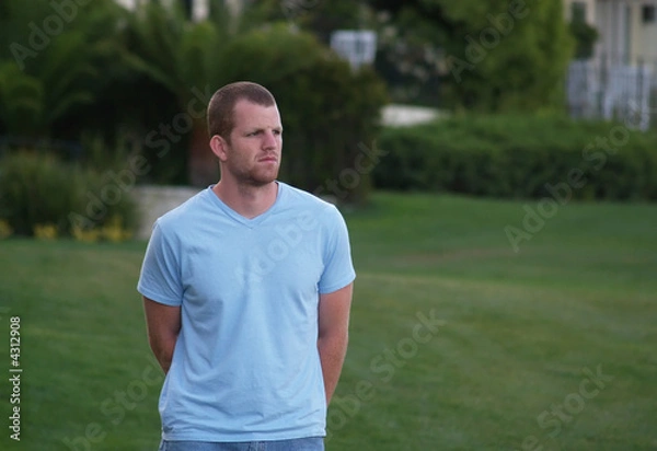 Obraz Concern With Copy Space